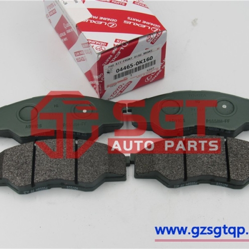 04465-0K160/前刹车片/for toyota Hilux VII pad kit front disc brake 044650K160