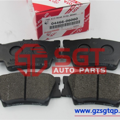 04466-06060/后刹车片/Brake pads are suitable for the rear wheels of the Toyota Camry QH sedan. 0446606060