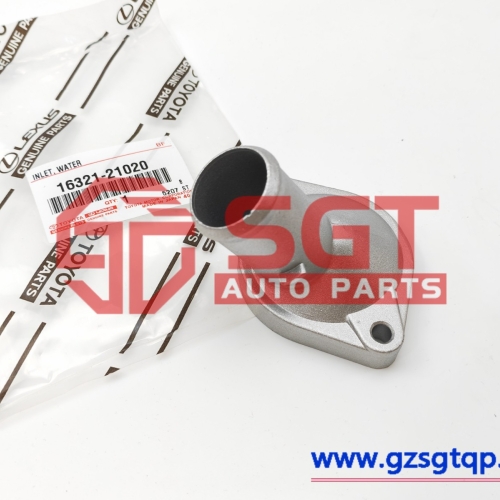 16321-21020/冷却液恒温器壳体/Car Part  Coolant Flange Engine Thermostat Housing Water Inlet Fits Toyota Yaris Corolla Parts 1632121020 16321 21020